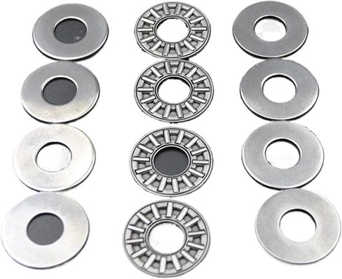 100Pcs AXK1024 +2AS Plane Thrust Needle Bearings 1024 10x24x4mm Wholesale 100pcs axial Thrust Roller Bearing with washers in Saudi Arabia