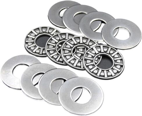 100Pcs AXK1024 +2AS Plane Thrust Needle Bearings 1024 10x24x4mm Wholesale 100pcs axial Thrust Roller Bearing with washers in Saudi Arabia