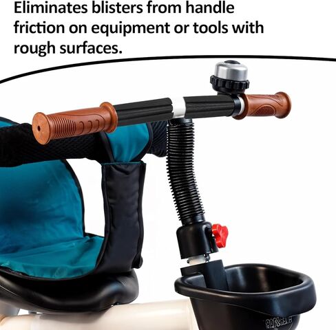 4 Pcs Handle Grips 4.3 Inch Foam Grip Tubing, Durable Handle Grips, Comfortable Bike Grip for Garden Bicycle Exercise Equipment Handlebar Luggage Handles Replacement (Black) in Kuwait