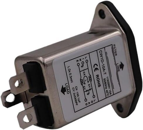 مرشح الطاقة CW1D 3 6 10A تنقية المقبس التداخل T الصوت أحادي الطور AC 220V (CW1D-3A-T) in Saudi Arabia