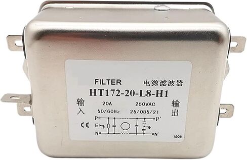 Power Filter HT172-20-M4-H1 -L8 220V20A 10A Anti-Interference Filter(HT172-20-M4-H1) in Saudi Arabia