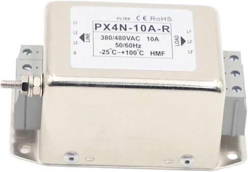 Three-Phase Three-Wire Filter Terminal Block Wiring PX4N-10A-R Rail Fixed in Saudi Arabia