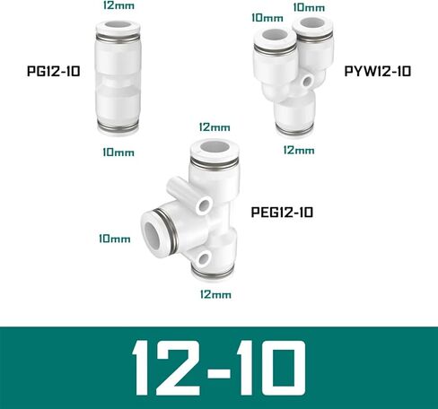 Pneumatic Air Hose Fittings High Pressure Fitting Pipe Connector PEG/PYW/PG Different Diameter PG6-4 PEG6-4(8-6,PYW) in Saudi Arabia