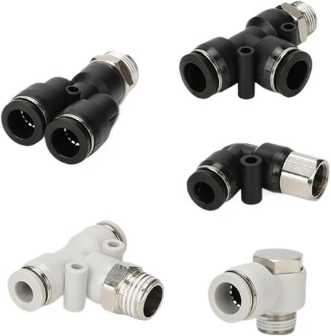 PH/PD/PB/PLF/PX4mm 6mm 8mm Thread 1/8 "1/4 3/8 1/2 Straight Hose Coupling Quick Connect Pipe Fittings Pneumatic Components 1PS(14-03,PB) in Saudi Arabia