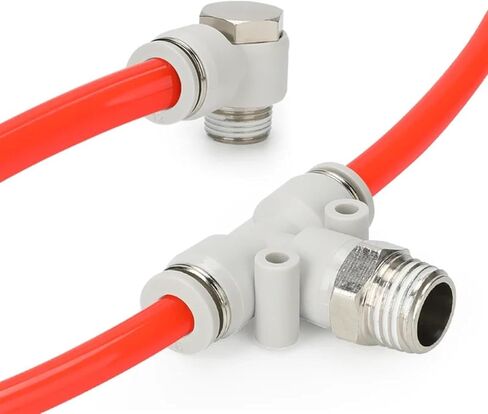PH/PD/PB/PLF/PX4mm 6mm 8mm Thread 1/8 "1/4 3/8 1/2 Straight Hose Coupling Quick Connect Pipe Fittings Pneumatic Components 1PS(14-03,PB) in Saudi Arabia