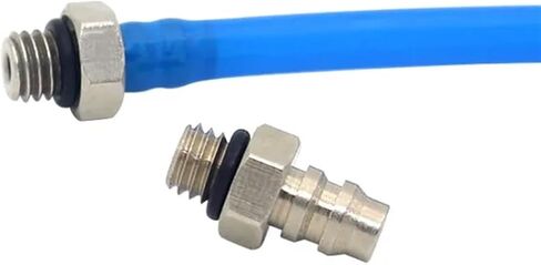 10pcs M Series Miniature Miniature Mittings M-5AU-4 M-5ALU-4 ذكر Barb Pneumatic Pipe Air خرطوم سريع مناسب موصل M3 M4 M5 M6 (M-6AU-4) in Saudi Arabia