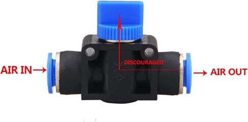 1PCS AIR TOPTINS HVFF 4MM 6MM 8MM 10MM 12MM SPEED SWITCH SWITCH CONTRALLER CONTRACTION SKIPT in Saudi Arabia