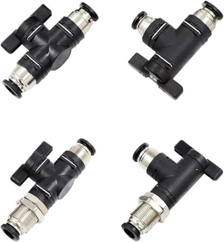 BUC BUL BUM BLM4 6 8 10 12MM PNEUMATIC FINTTING QUICK CONNECTOR MONICT TUBE MANUAL VALVE STINGER SWITE SWATE DALVE (BUC ، 4MM) in Saudi Arabia