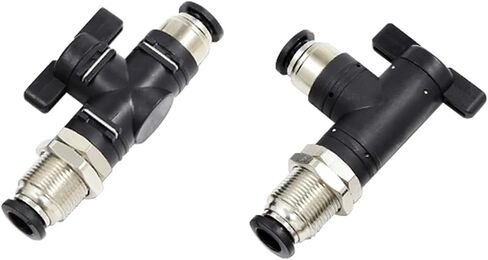 BUC BUL BUM BLM4 6 8 10 12MM PNEUMATIC FINTTING QUICK CONNECTOR MONICT TUBE MANUAL VALVE STINGER SWITE SWATE DALVE (BUC ، 4MM) in Saudi Arabia