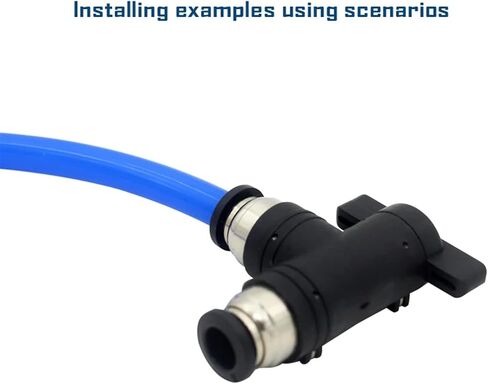 BUC BUL BUM BLM4 6 8 10 12MM PNEUMATIC FINTTING QUICK CONNECTOR MONICT TUBE MANUAL VALVE STINGER SWITE SWATE DALVE (BUC ، 4MM) in Saudi Arabia