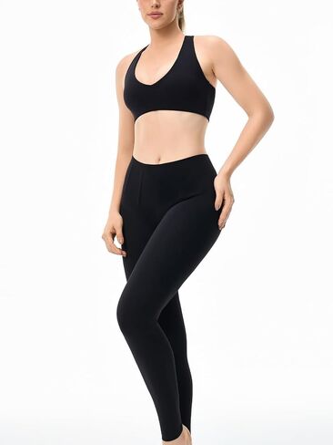Women's V Neck Sports Bra Wide Straps Cross Back Light Compression Pated Pated Pated Yoga Top in Saudi Arabia