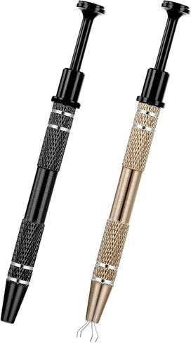 2 حزمة مثقوبة الكرة grabber ، mabor الفولاذ المقاوم للصدأ الصوهرات التقاط أداة مع 4 شوكة الحامل diamond مخلب الملقط للكائنات الصغيرة ic ic chip المكونات الإلكترونية in Saudi Arabia