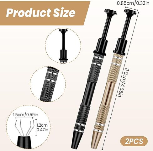2 حزمة مثقوبة الكرة grabber ، mabor الفولاذ المقاوم للصدأ الصوهرات التقاط أداة مع 4 شوكة الحامل diamond مخلب الملقط للكائنات الصغيرة ic ic chip المكونات الإلكترونية in Saudi Arabia