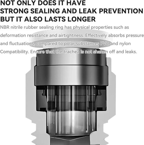 تركيبات الدفع البيضاء الهوائية توصيل 3/8 "OD X 1/4" NPT Air Push Connect Tools Pneumatic Hose Modtings (حزمة من 10) in Kuwait