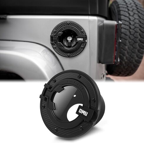 OMU Genesis Series Aluminum Transparent Space Capsule Gas Tank Cover Compatible with Jeep Wrangler JL in Saudi Arabia