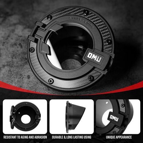 OMU Genesis Series Aluminum Transparent Space Capsule Gas Tank Cover Compatible with Jeep Wrangler JL in Saudi Arabia