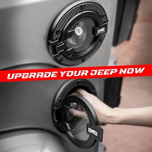 OMU Genesis Series Aluminum Transparent Space Capsule Gas Tank Cover Compatible with Jeep Wrangler JL in Saudi Arabia