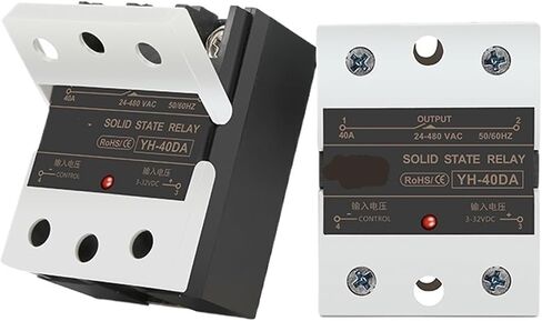ترحيل الحالة الصلبة SSR-10DA 25DA 40DA SSR المرحلة الفردية DC CONTROL AC 24-480VAC INPUT 3-32VDC 10A 25A 40A 1PCS (SSR-10DA) in Saudi Arabia