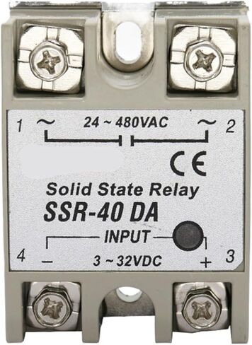 ترحيل الحالة الصلبة مرحلة واحدة صغيرة SSR-10DA SSR-25DA SSR-40DA SSR-60DA SSR-80DA SSR-100DA DC CONTROL AC DD DA AA 1PCS (SSR-100DA) in Saudi Arabia