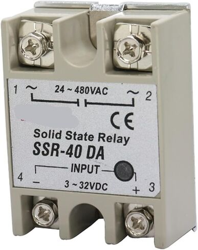ترحيل الحالة الصلبة مرحلة واحدة صغيرة SSR-10DA SSR-25DA SSR-40DA SSR-60DA SSR-80DA SSR-100DA DC CONTROL AC DD DA AA 1PCS (SSR-100DA) in Saudi Arabia