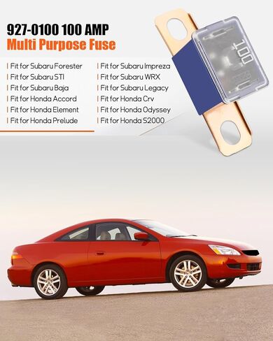 100 amp multi غرض الصمامات 927-0100 ، ملائمة لنماذج سوبارو/هوندا ، الأجزاء القابلة للاستبدال 82211FC100 ، 38218-SM4-003 ، FLD-100 ، PAL4100BP ، الأزرق in Kuwait