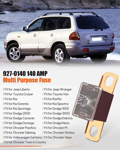 100 amp multi غرض الصمامات 927-0100 ، ملائمة لنماذج سوبارو/هوندا ، الأجزاء القابلة للاستبدال 82211FC100 ، 38218-SM4-003 ، FLD-100 ، PAL4100BP ، الأزرق in Kuwait