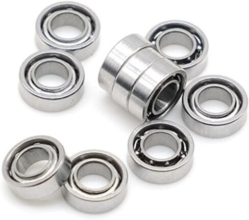 10pcs 3x6x2 mm smr63 مفتوحة تحمل كرة من الفولاذ المقاوم للصدأ تحمل ABEC-9 صيد بكرة الصيد in Saudi Arabia