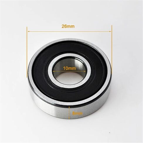 10pcs ABEC 5 Ball Bearing 6000 6001 6002 6003 6004 6005 6200 6201 6202 6203 6300 6300 6301 2RS 6000RS 6001RS 6200RS 6201RS محامل مختومة (6005 25x47x12mm) in Saudi Arabia