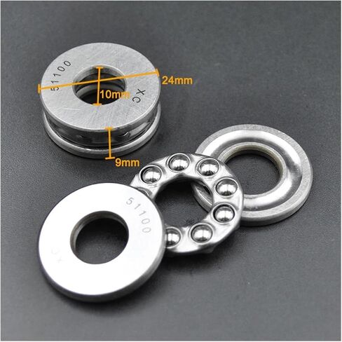 2pcs Plane Thrust Bearing 51100 51101 51102 51103 51104 51105 51106 51107 51108 51109 51110 Axial Ball Bearings(51108 40x60x13mm) in Saudi Arabia