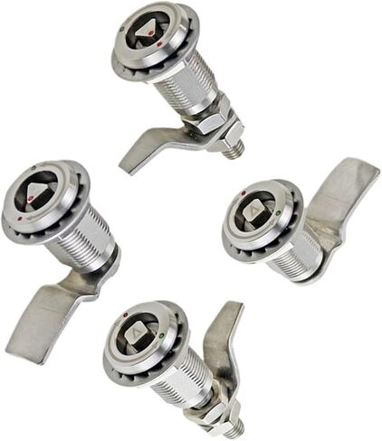Triangle Square Tongue Lock 180 Degree Rotating Cylindrical 304 Stainless Steel 1Pcs(Triangle No-adj) in Saudi Arabia