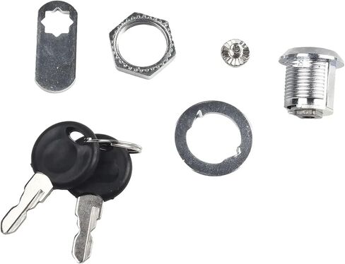 مربع الحرف كامين كامينات أقفال باب خزانة باب خزانة خزانة درج بريد مع 2 مفتاحين 16 مم 25 مم 30 مم 1pcs (25 مم) in Kuwait