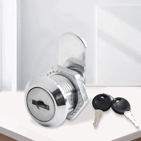 مربع الحرف كامين كامينات أقفال باب خزانة باب خزانة خزانة درج بريد مع 2 مفتاحين 16 مم 25 مم 30 مم 1pcs (25 مم) in Kuwait