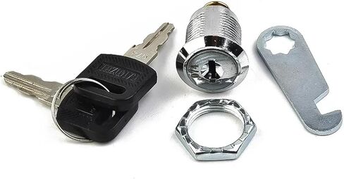 Security Lock for Cabinet Cam Drawer Post Mail Box Locker Cupboard 2 Key 1Pcs(A-30MM Fixed) in Kuwait