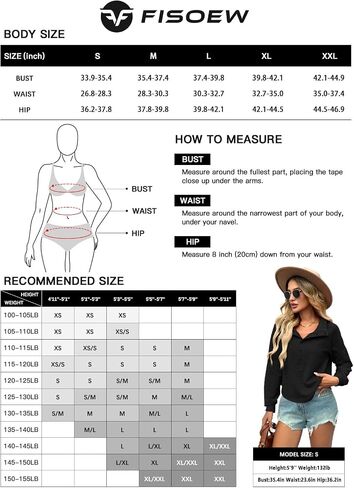 Fisoew Womens Sweatshirts غير الرسمي Henley Neck Snap Button Long Sleeve مضلعة فضفاضة قمم سقوط سقوط in Saudi Arabia