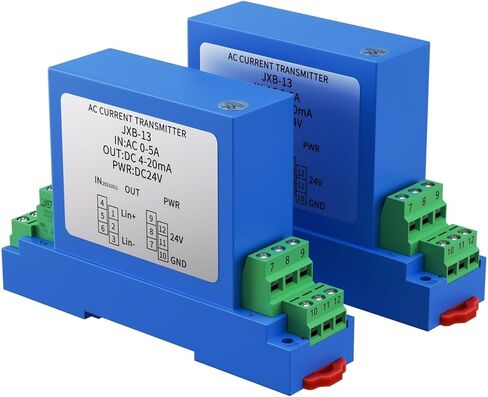 DC Votlage Transmitter 4-20MA RS485 RELAY AC Voltage Voltage محول 0-100V 0-200V 0-500V 0-1000V جهاز إرسال استشعار الجهد DC24V (الإخراج 1-5V ، AC 0-1000V) in Saudi Arabia