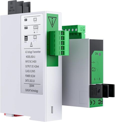 AC Voltage Transducer 0-100V 0-220V 0-380V 0-500V 0-1000V Voltage Transmitter 4-20mA 0-10V 0-5V 1-5V Voltage Sensor Converter DC24V(Input AC 0-300V,Output 0-10mA) in Saudi Arabia