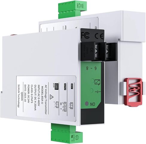 1PCS جهاز إرسال الجهد AC 0-100V 0-200V 0-380V 0-1000V محول الجهد 4-20MA 0-10V 0-5V RS485 DC24V SESSOR DC24V (الإخراج 4-20MA ، المدخلات AC 0-600V) in Saudi Arabia