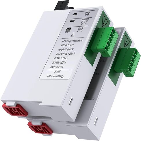 1PCS جهاز إرسال الجهد AC 0-100V 0-200V 0-380V 0-1000V محول الجهد 4-20MA 0-10V 0-5V RS485 DC24V SESSOR DC24V (الإخراج 4-20MA ، المدخلات AC 0-600V) in Saudi Arabia