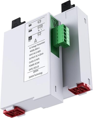 1PCS جهاز إرسال الجهد AC 0-100V 0-200V 0-380V 0-1000V محول الجهد 4-20MA 0-10V 0-5V RS485 DC24V SESSOR DC24V (الإخراج 4-20MA ، المدخلات AC 0-600V) in Saudi Arabia