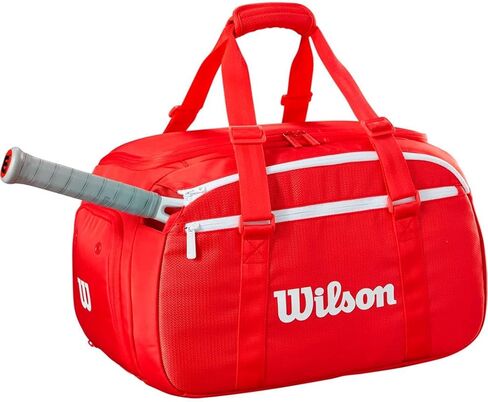 Wilson WR8037001001 Super Tour Wilson RED Small Duffel Tennis Bag in Saudi Arabia