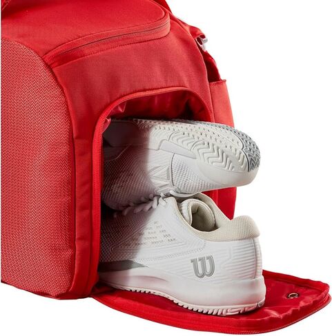 Wilson WR8037001001 Super Tour Wilson RED Small Duffel Tennis Bag in Saudi Arabia