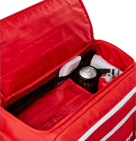 Wilson WR8037001001 Super Tour Wilson RED Small Duffel Tennis Bag in Saudi Arabia