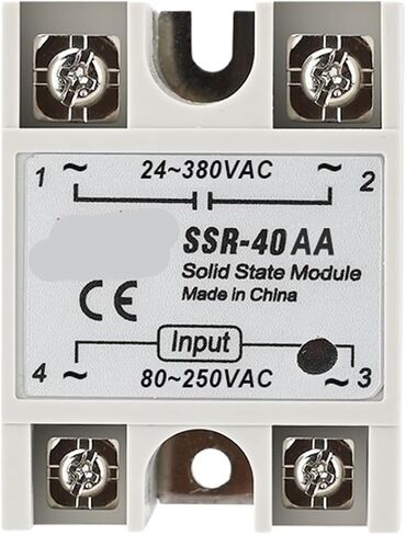 Solid State Relay SSR-10AA 25AA 40AA SSR مرحلة واحدة التحكم AC AC 24-380VAC المدخلات 80-250VAC 10A 25A 40A 1PCS (SSR-40AA) in Saudi Arabia