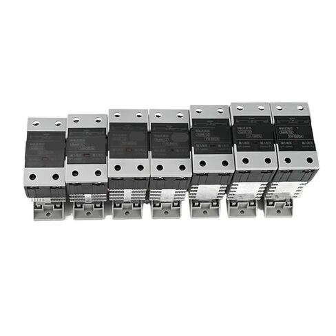 Din Rail Mount Solid State Relay SSR Single Phase DC Control AC AC Control AC with Heat Sink 10A 25A 40A 60A 80A 100A 120A 1Pcs(DC-AC,60A) in Saudi Arabia