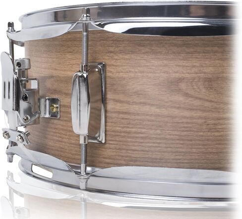 Griffin 14 "X 5.5" Snare Drum Kit (Poplarpro Edition) - قذيفة خشبية مع حامل ، 2 أزواج من عصي القيقب ، مفتاح ، 8 العروات المعدنية ومصفاة التغلب - إعداد الممارسة in Saudi Arabia