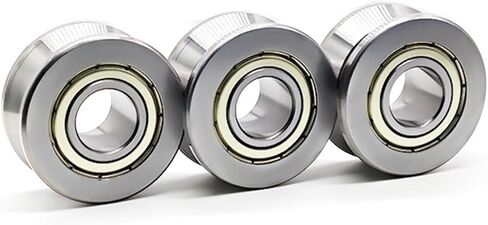 LV202-41zz 15x41x20 مم V GROOVE دليل الأسطوانة المحامل LV202-41Z ZZ دليل المشي محامل السكك الحديدية 2pcs in Saudi Arabia