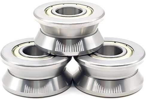 LV202-41zz 15x41x20 مم V GROOVE دليل الأسطوانة المحامل LV202-41Z ZZ دليل المشي محامل السكك الحديدية 2pcs in Saudi Arabia
