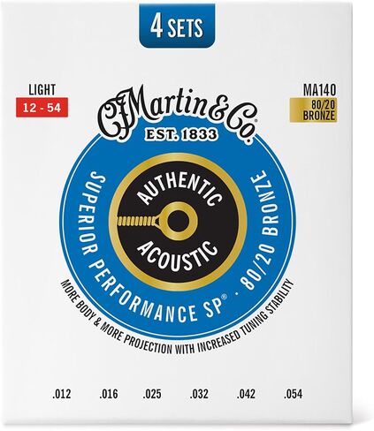 Martin Authentic Acoustic Guitar Strings- Superior Performance Medium in Kuwait