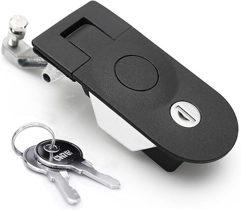 Compression Latch Lock Flush Mount Cabinet Lock Zinc Alloy RV Door Lock Lever Hand Operated Compression Latches Hardware 1Pcs(Chrome) in Saudi Arabia