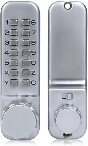 Zinc Alloy Keyless Combination Mechanical Digital Door Lock No Power Push Button Code Locks for Home Furniture Hardware 1Pcs in Saudi Arabia